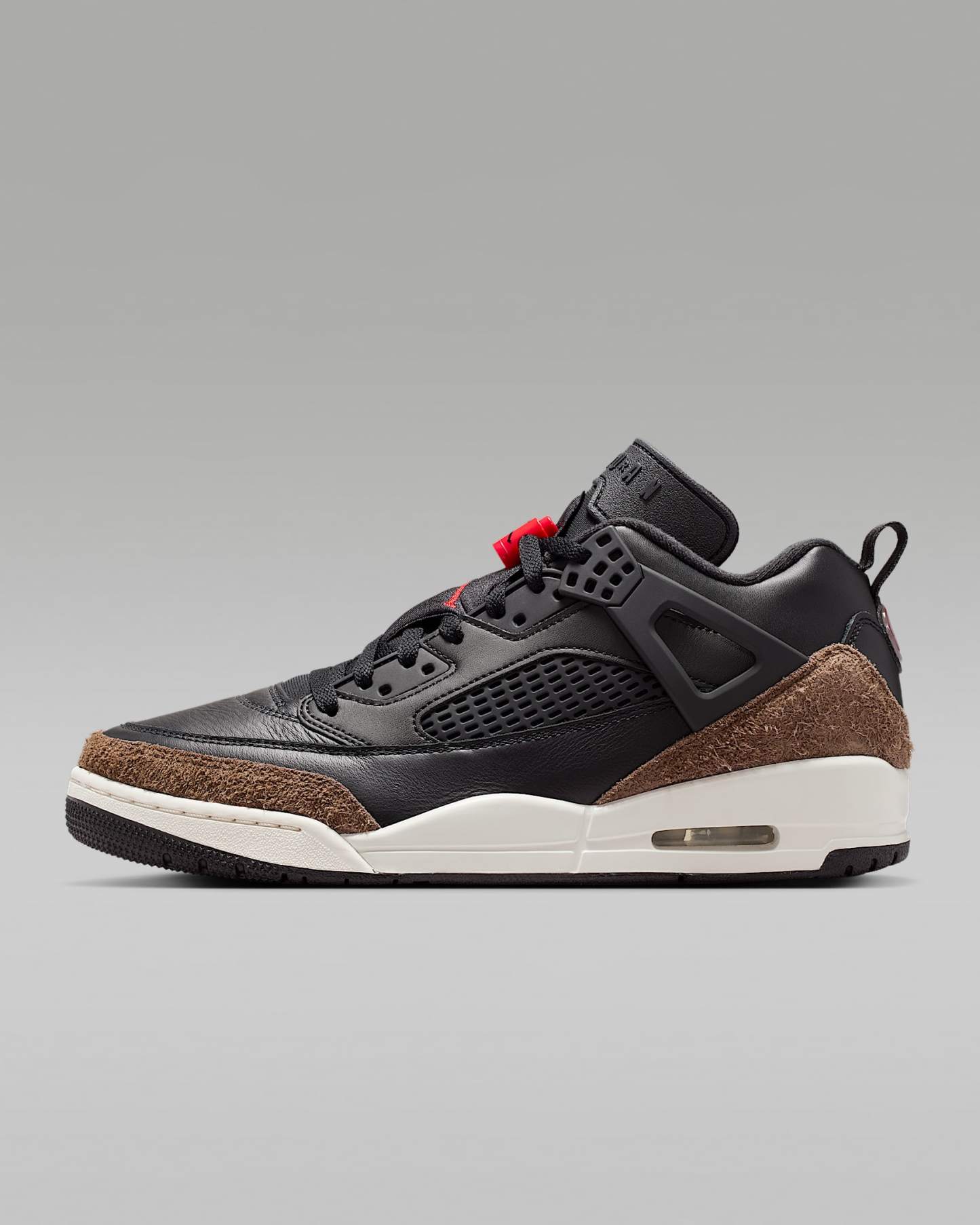 Jordan Spizike Low Herrenschuh – Schwarz/Palomino/Phantom/University Red