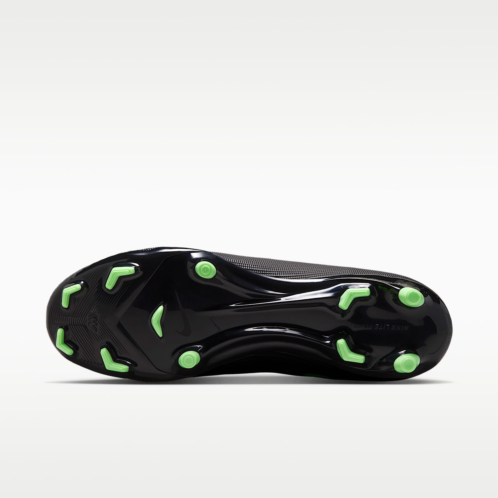 Nike Mercurial Superfly 11 Academy High-Top-Fußballschuh für verschiedene Böden – Schwarz/Schwarz/Illusion Green