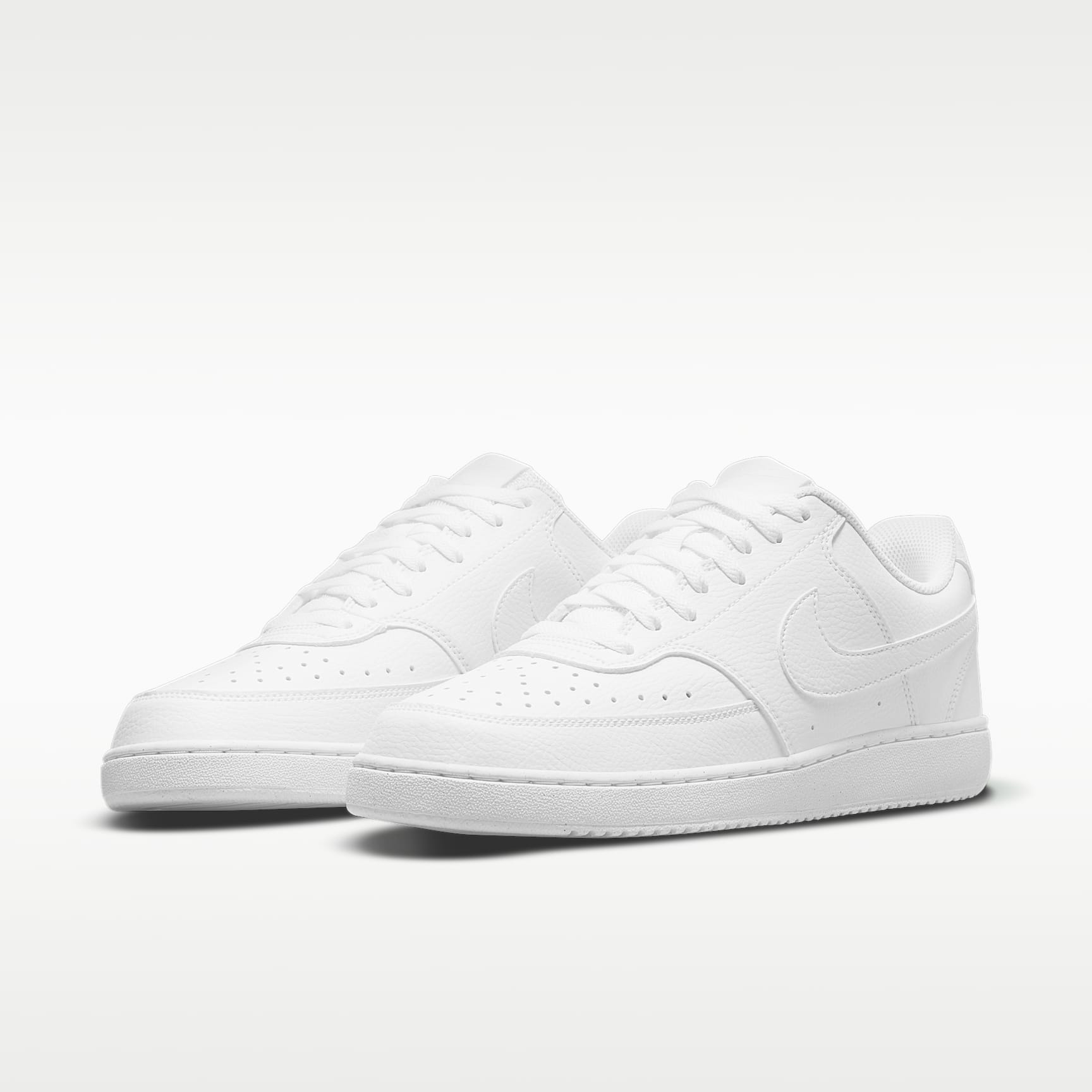 Nike Court Vision Low Next Nature Herrenschuh – Weiß/Weiß/Weiß