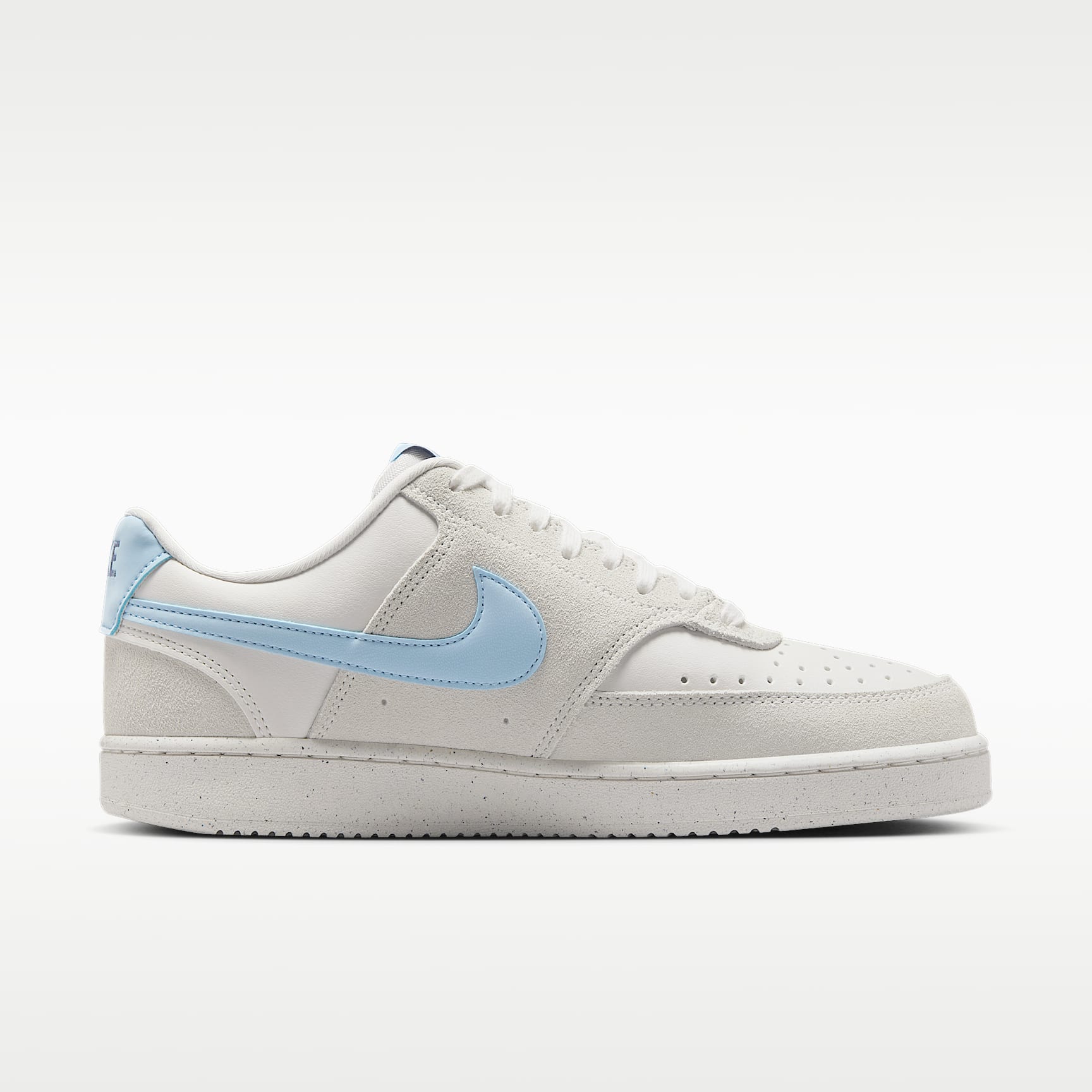 Nike Court Vision Low Schuh (Damen) – Phantom/Light Bone/Diffused Blue/Psychic Blue