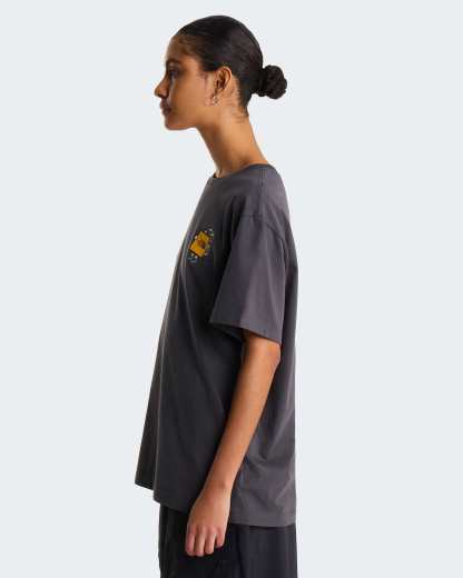 Unisex Gear Up Get Out Grafik T-Shirt – Anthracite Grey
