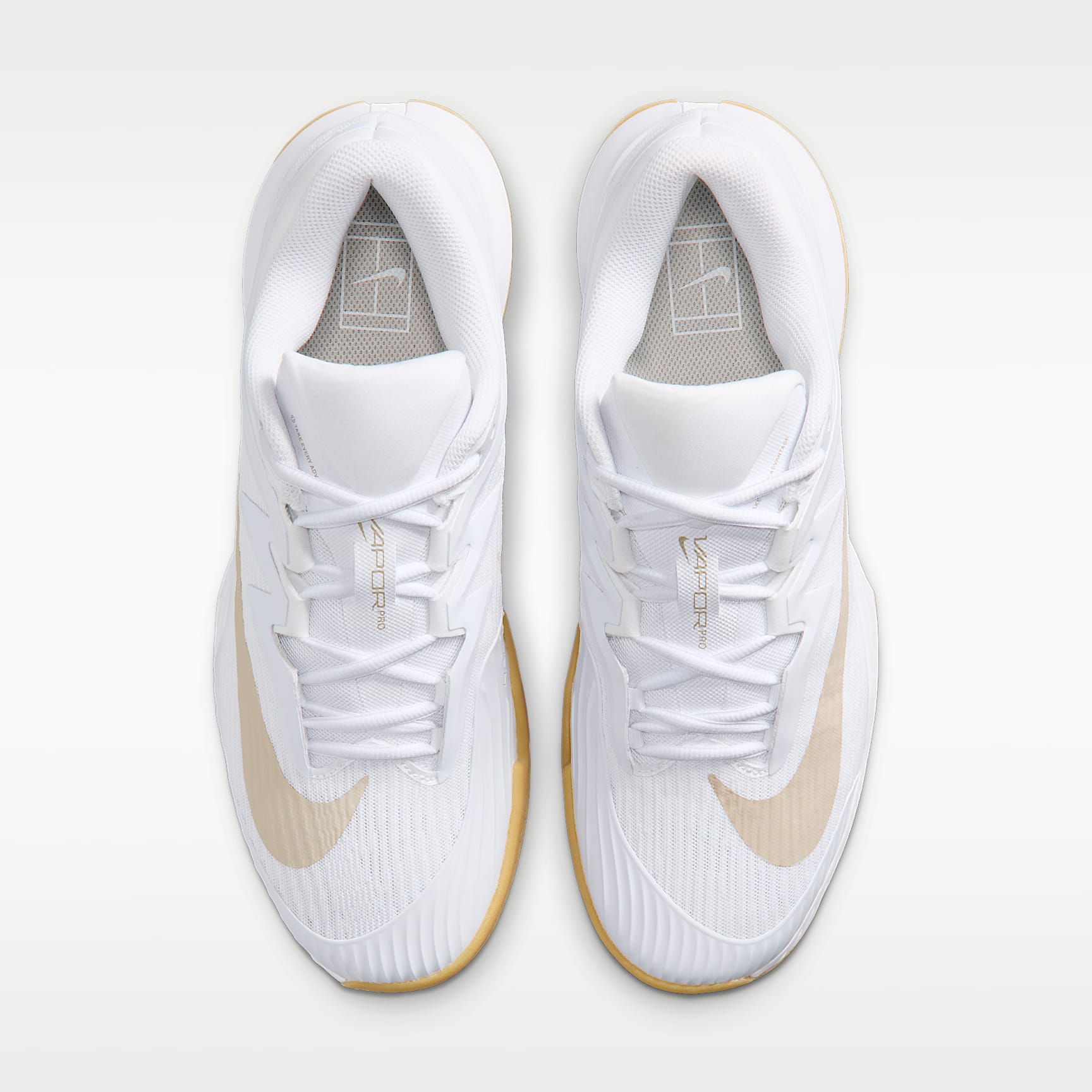Nike Vapor Pro 3 Tennisschuh für Hartplätze (Herren) – Weiß/Summit White/Linen/Light Orewood Brown
