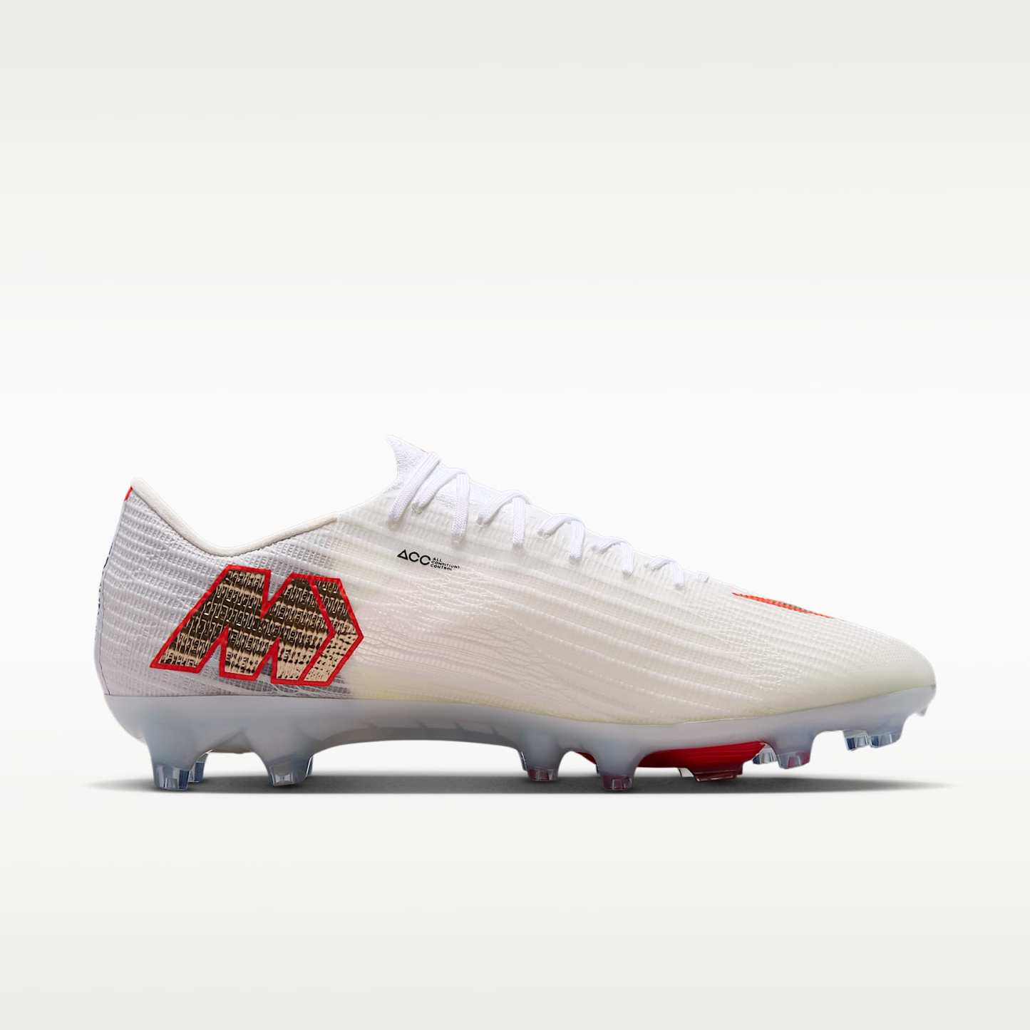 Nike Mercurial Superfly 11 Elite Low-Top-Fußballschuh für Kunstrasen – Weiß/Bright Crimson/Blur