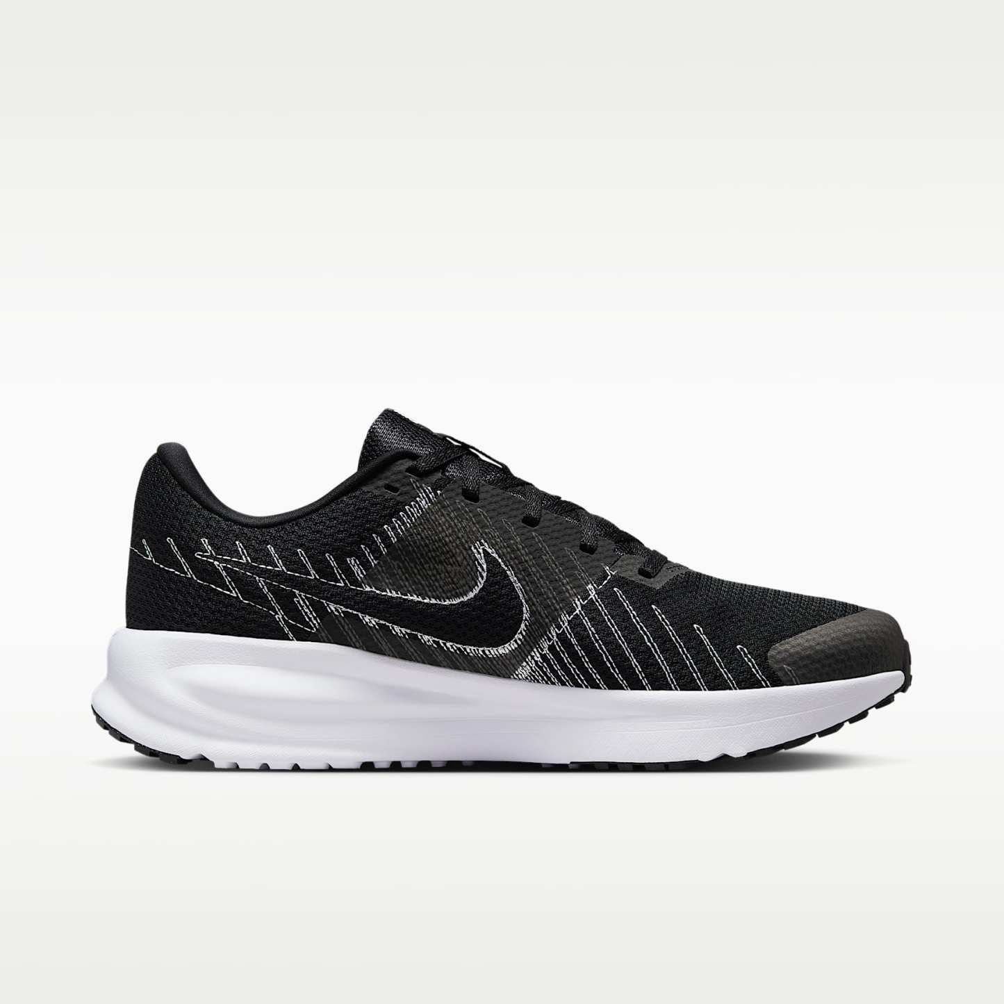 Nike Run Defy Straßenlaufschuh (Herren) – Schwarz/Weiß