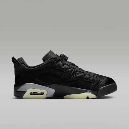 Air Jordan 6 Retro Low Schuh (Damen) – Schwarz/Schwarz/Schwarz