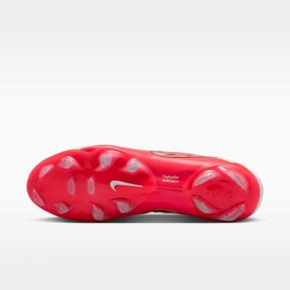 Nike Tiempo Maestro Elite Low Top Fußballschuh für normalen Rasen – Weiß/Bright Crimson/Blur