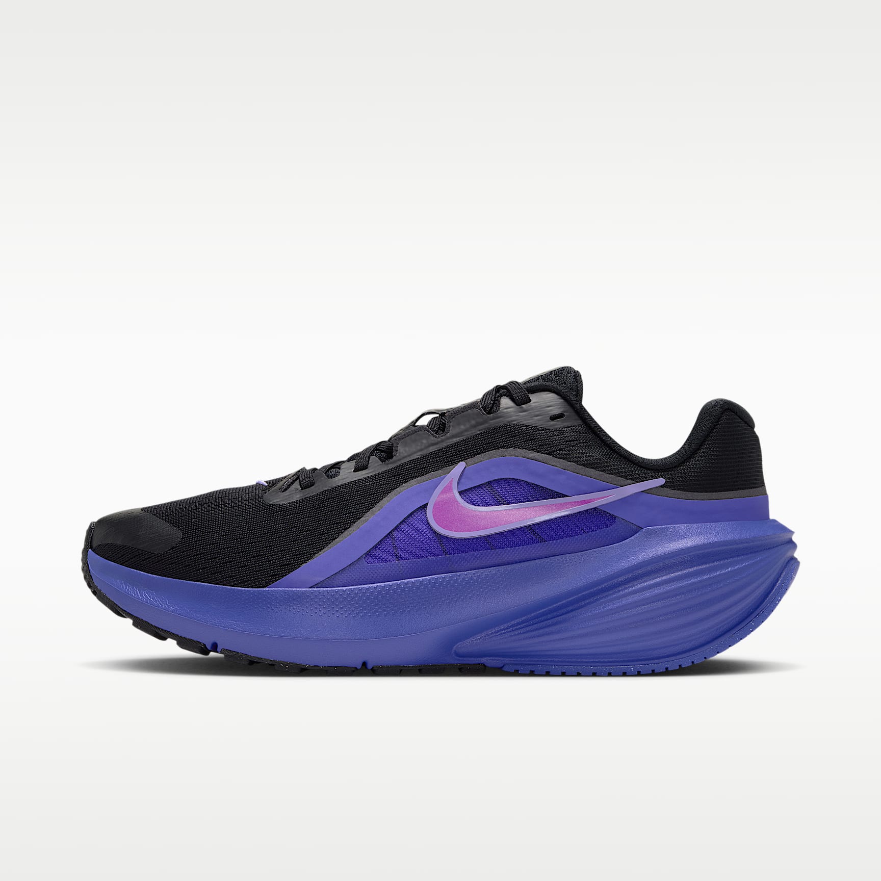 Nike Downshifter 14 Straßenlaufschuh (Damen) – Schwarz/Persian Violet/Gridiron/Vivid Purple