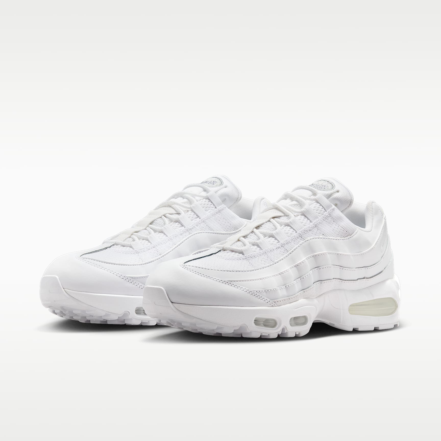 Nike Air Max 95 Big Bubble Schuh (Herren) – Weiß/Weiß/Pure Platinum/Weiß