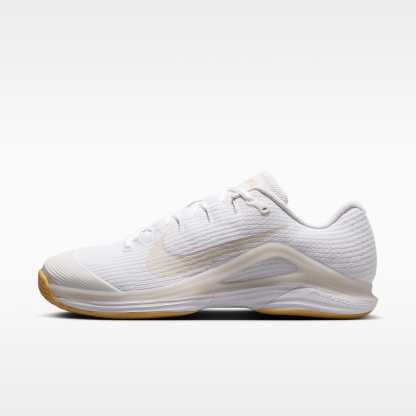 Nike Vapor 12 Tennisschuh für Hartplätze (Herren) – Weiß/Summit White/Linen/Light Orewood Brown
