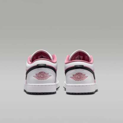 Air Jordan 1 Low SE Damenschuh – Weiß/Schwarz/Desert Berry