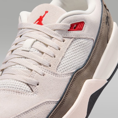Jordan Flight Court Schuh (Herren) – Phantom/Palomino/Schwarz/University Red