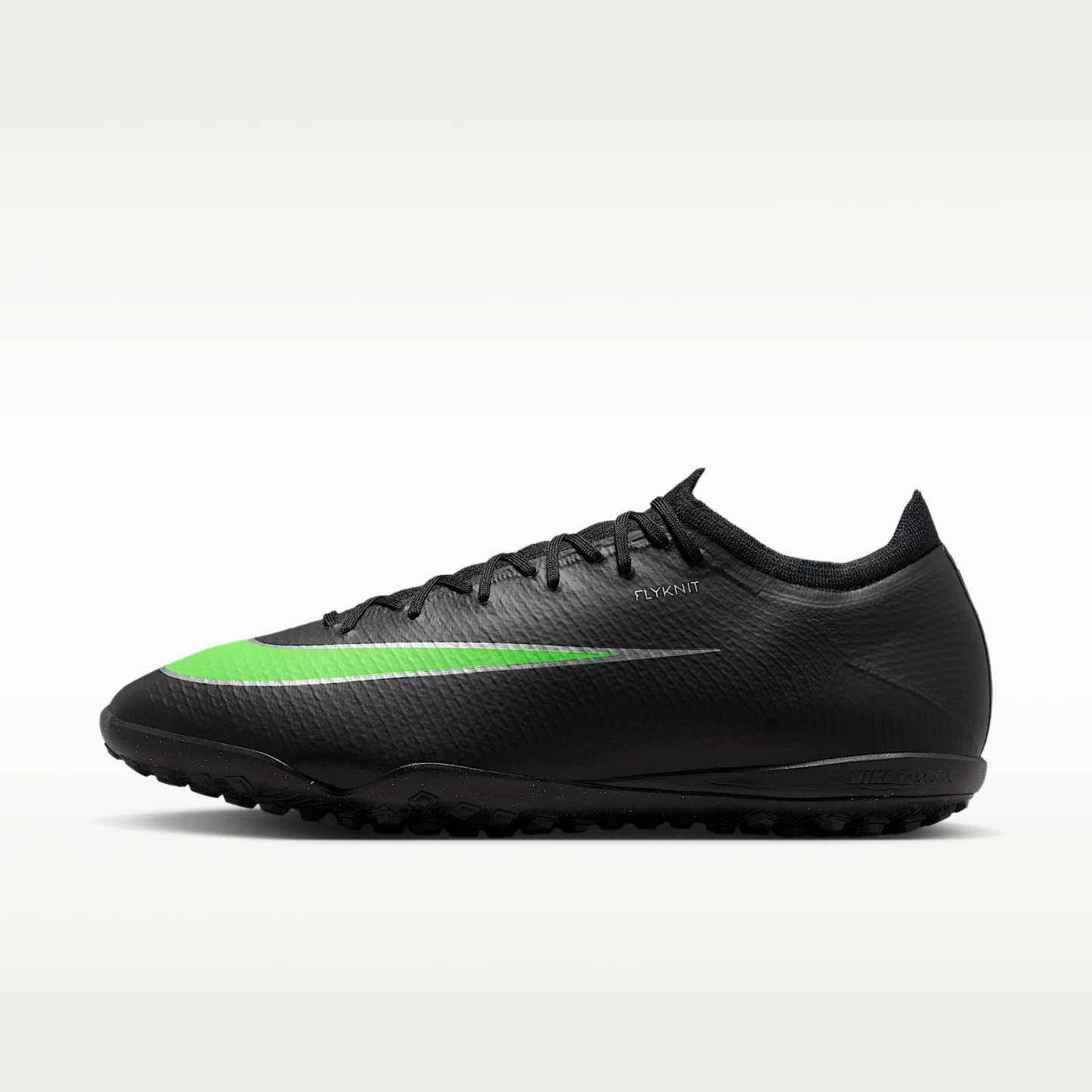 Nike Mercurial Vapor 17 Pro Low-Top-Fußballschuh für Turf – Schwarz/Schwarz/Illusion Green