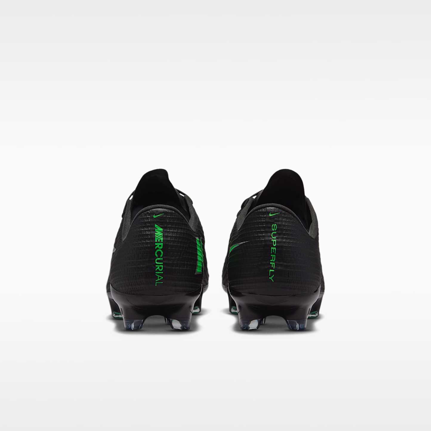 Nike Mercurial Superfly 11 Pro Low-Top-Fußballschuh für normalen Rasen – Schwarz/Schwarz/Illusion Green
