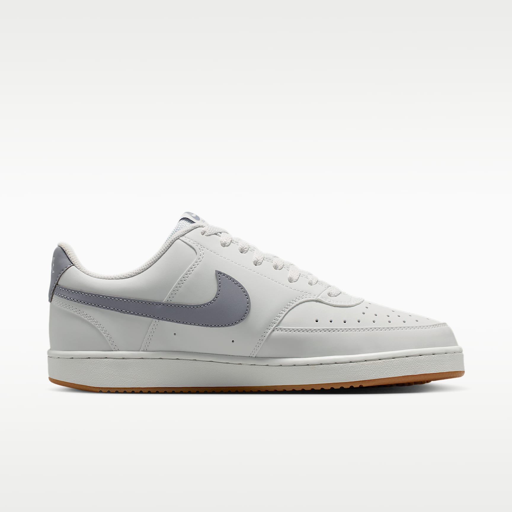 Nike Court Vision Low Herrenschuh – Off White/Gum Medium Brown/Stealth