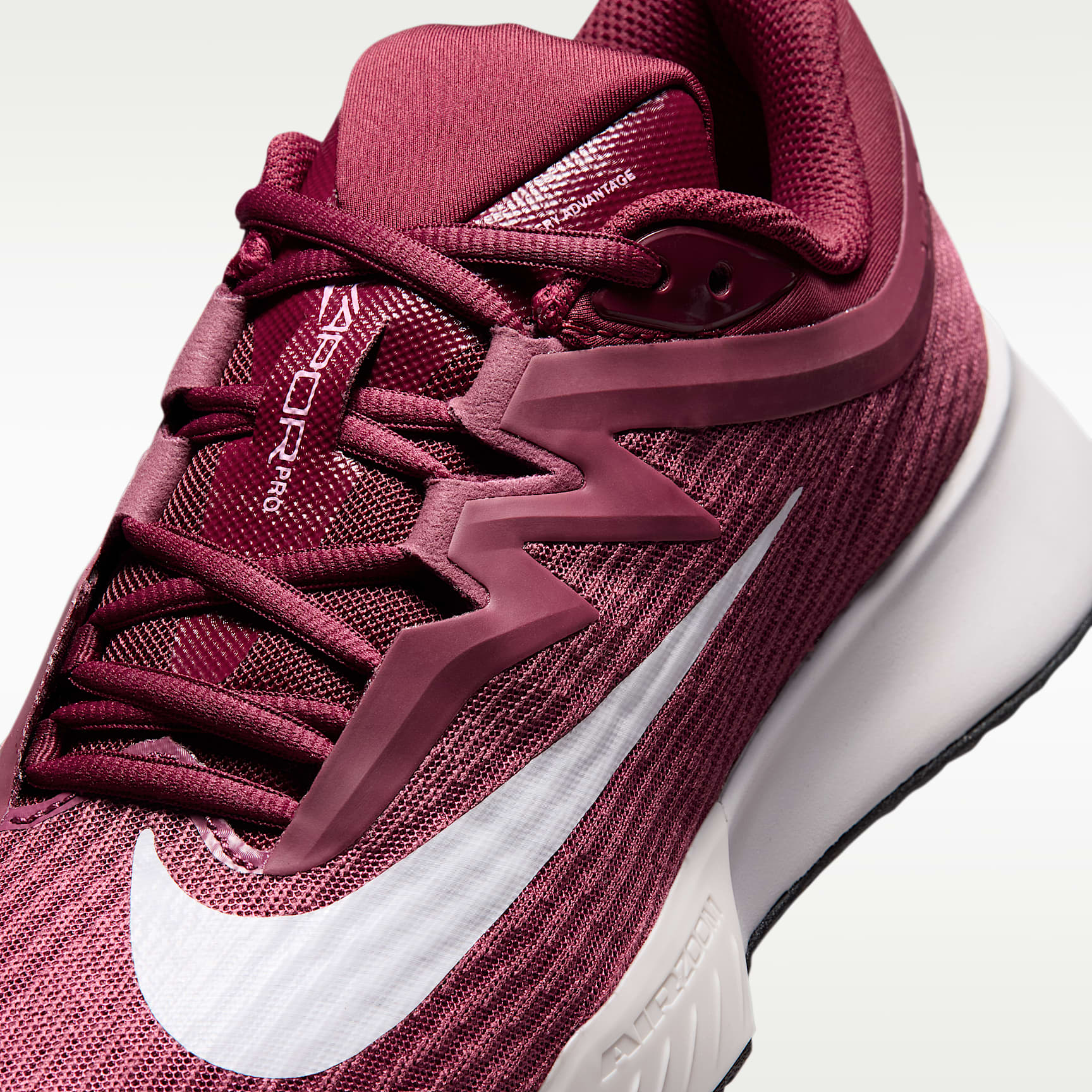 Nike Vapor Pro 3 Tennisschuh für Hartplätze (Damen) – Pink Smoke/Vast Grey/Schwarz/Weiß