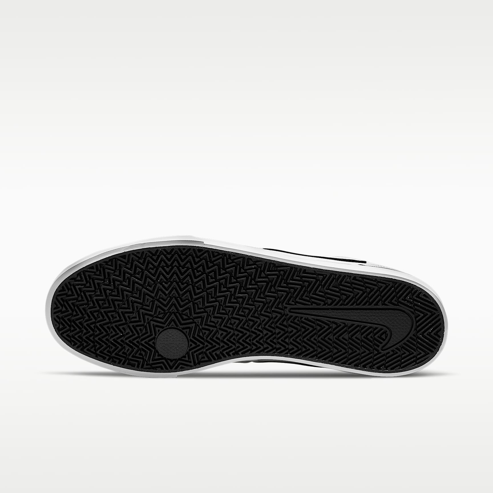 Nike SB Chron 2 Canvas Skateboardschuh – Weiß/Weiß/Schwarz