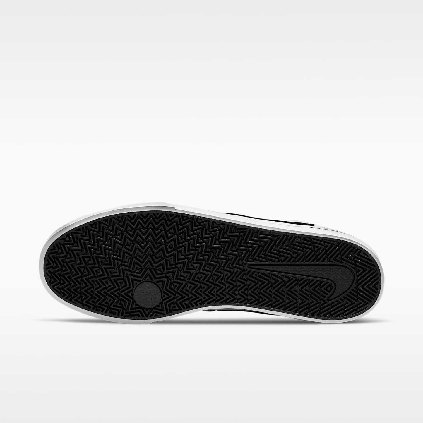 Nike SB Chron 2 Canvas Skateboardschuh – Weiß/Weiß/Schwarz