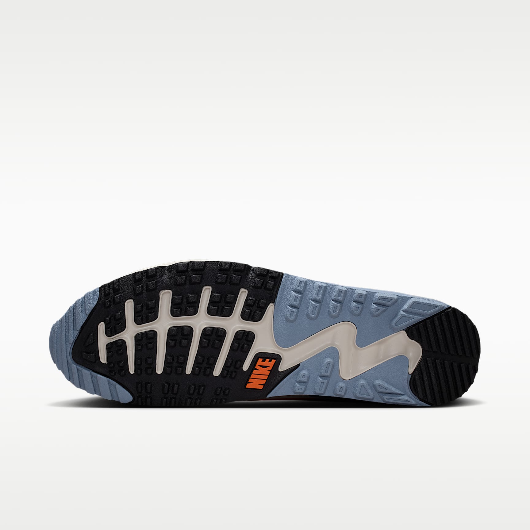 Nike Air Max 90 G Golfschuh – Moon Particle/Light Bone/Ashen Slate/Safety Orange