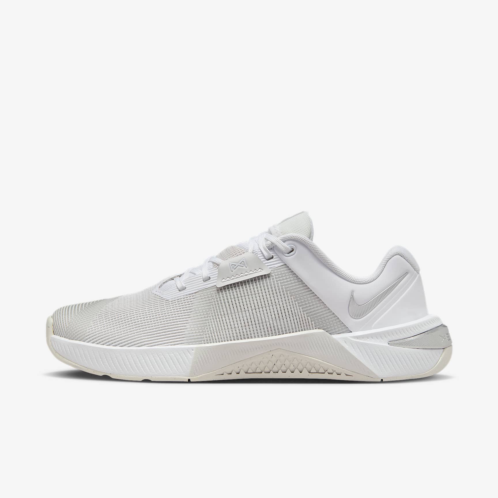 Nike Metcon 10 Trainingsschuh für Damen – Weiß/Platinum Tint/Wolf Grey/Metallic Silver