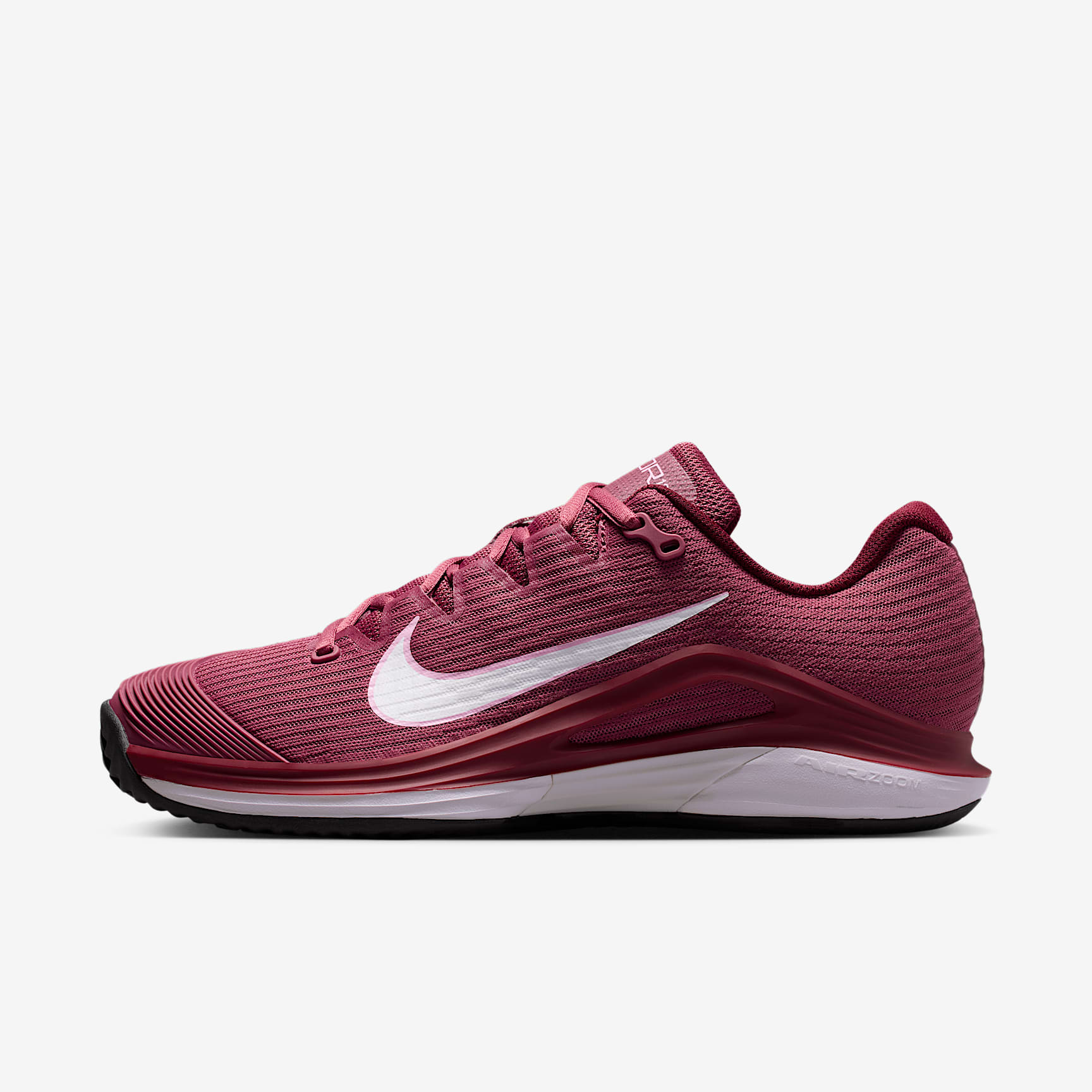 Nike Vapor 12 Tennisschuh für Clay Courts (Damen) – Pink Smoke/Vast Grey/Schwarz/Weiß