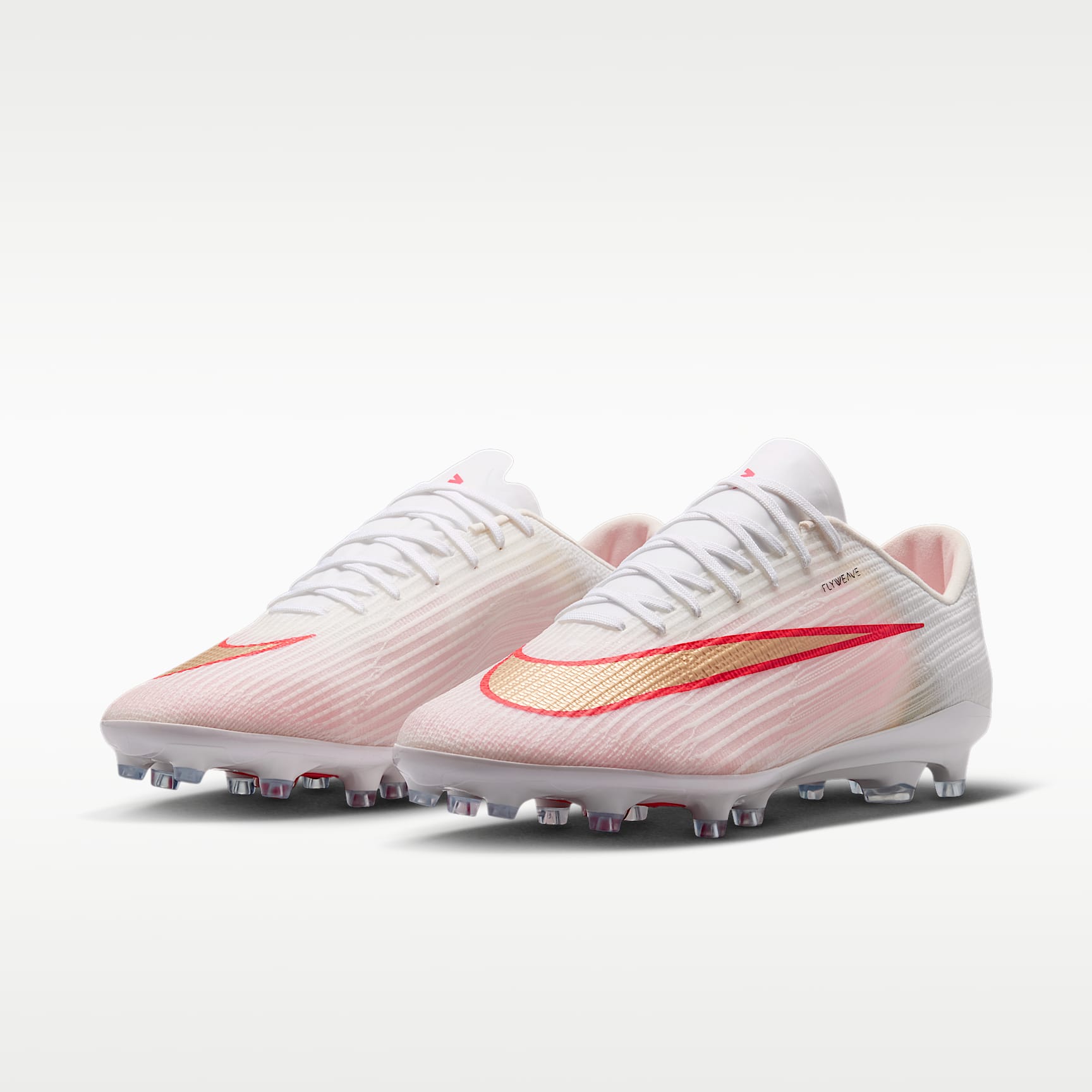 Nike Mercurial Superfly 11 Pro Low-Top-Fußballschuh für Kunstrasen – Weiß/Bright Crimson/Blur