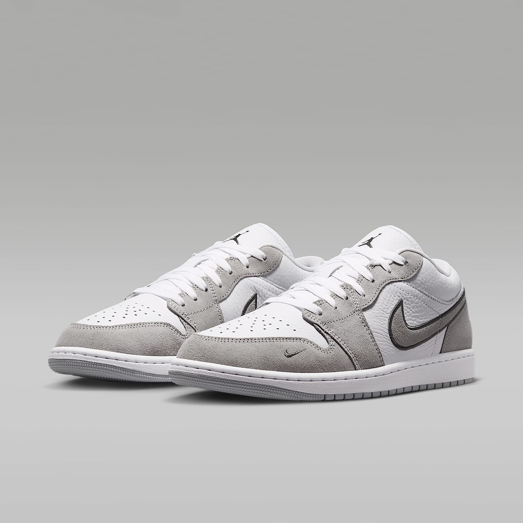 Air Jordan 1 Low SE Herrenschuh – Weiß/Iron Grey/Wolf Grey