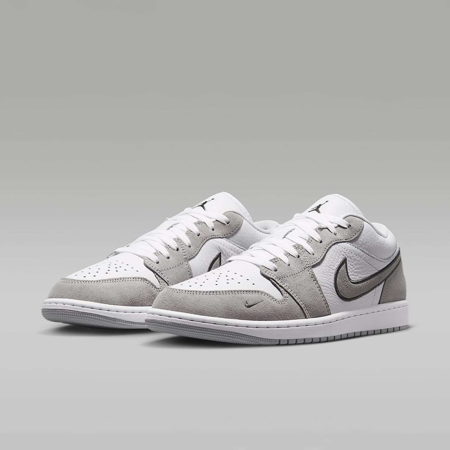 Air Jordan 1 Low SE Herrenschuh – Weiß/Iron Grey/Wolf Grey
