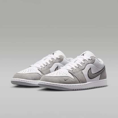 Air Jordan 1 Low SE Herrenschuh – Weiß/Iron Grey/Wolf Grey