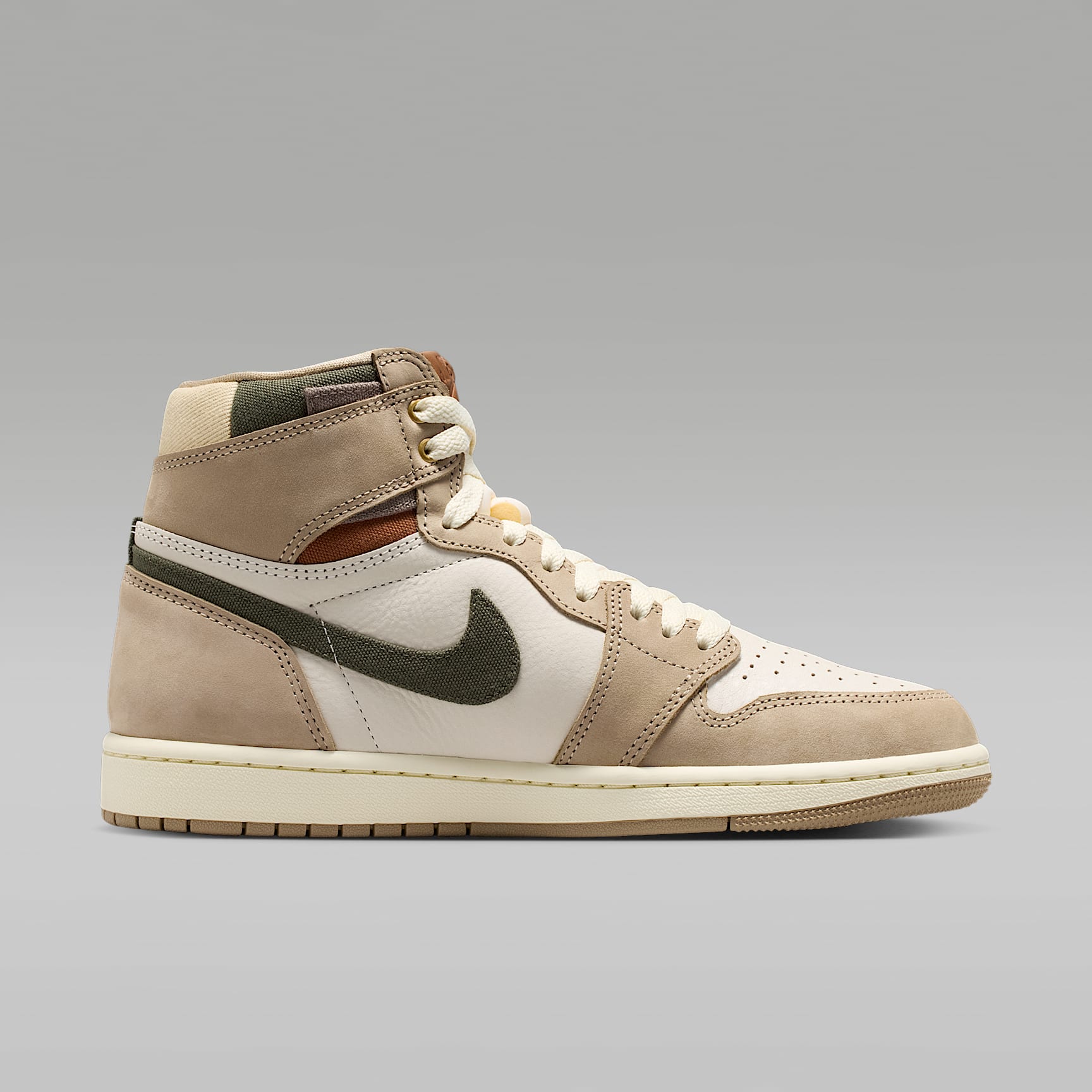 Air Jordan 1 High OG "Khaki" Schuh (Damen) – Khaki/Sail/Cargo Khaki/Multi-Color