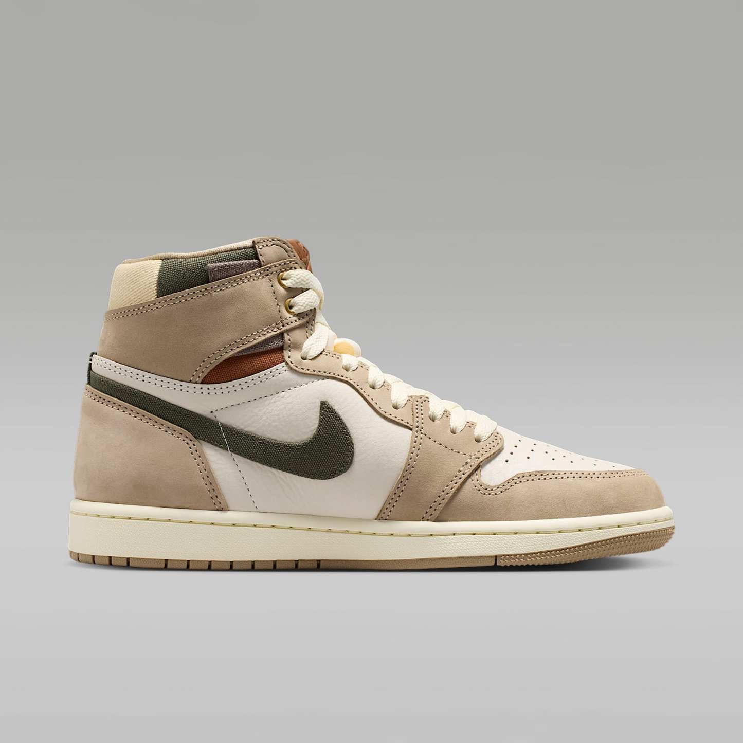 Air Jordan 1 High OG "Khaki" Schuh (Damen) – Khaki/Sail/Cargo Khaki/Multi-Color