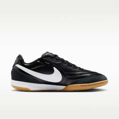 Nike Tiempo Streetgato Low-Top-Fußballschuh für Hallen- und Hartplätze – Schwarz/Weiß