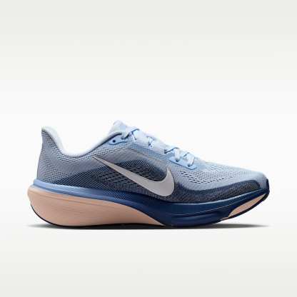 Nike Pegasus 42 Straßenlaufschuh (Damen) – Hydrogen Blue/Mystic Navy/Aluminum/Weiß