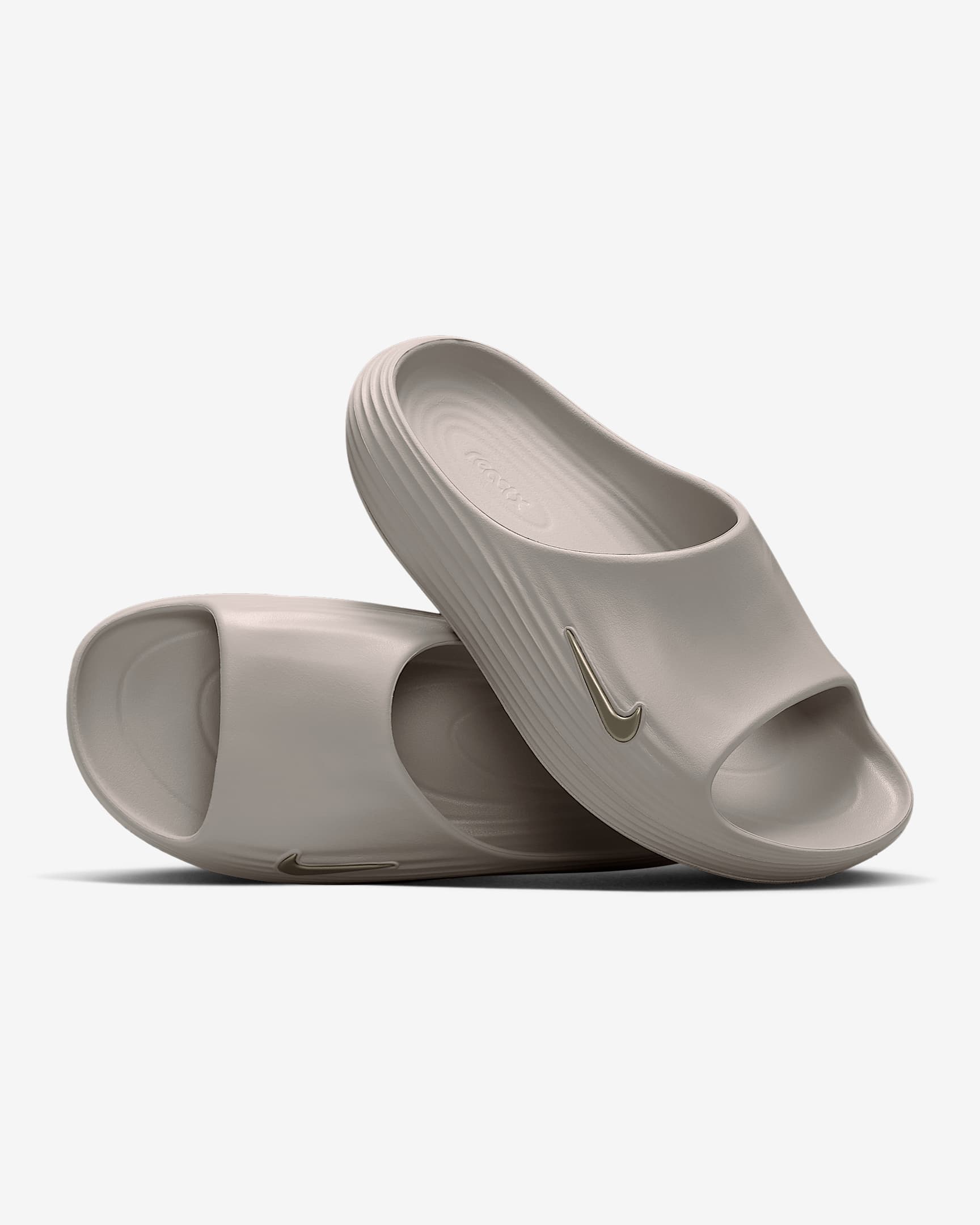 Nike ReactX Rejuven8 Slides (Herren) – Moon Particle/Moon Particle