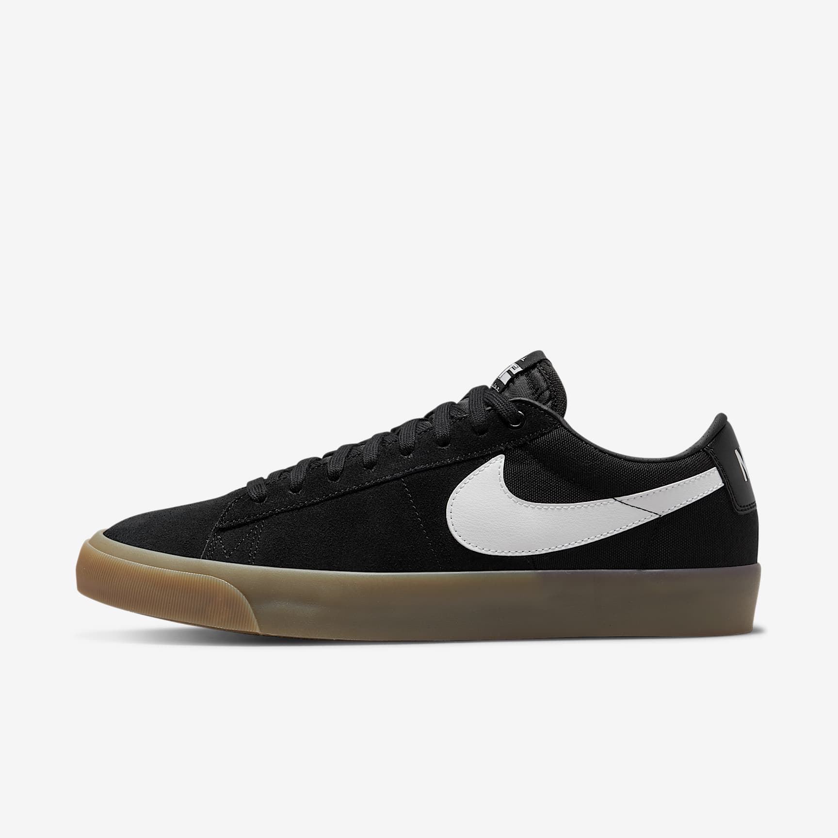 Nike SB Zoom Blazer Low Pro GT Skateboardschuh – Schwarz/Schwarz/Weiß/Weiß