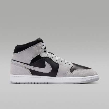 Air Jordan 1 Mid Herrenschuh – Light Smoke Grey/Schwarz/Weiß
