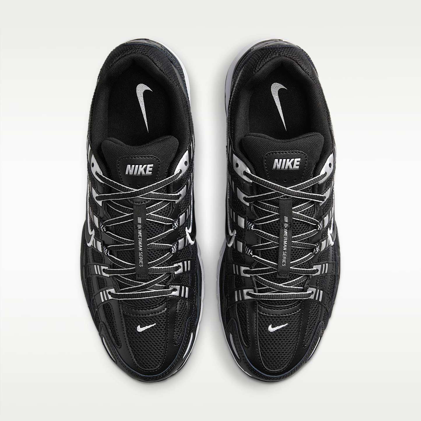 Nike P-6000 Schuh – Schwarz/Weiß/Metallic Silver/Schwarz