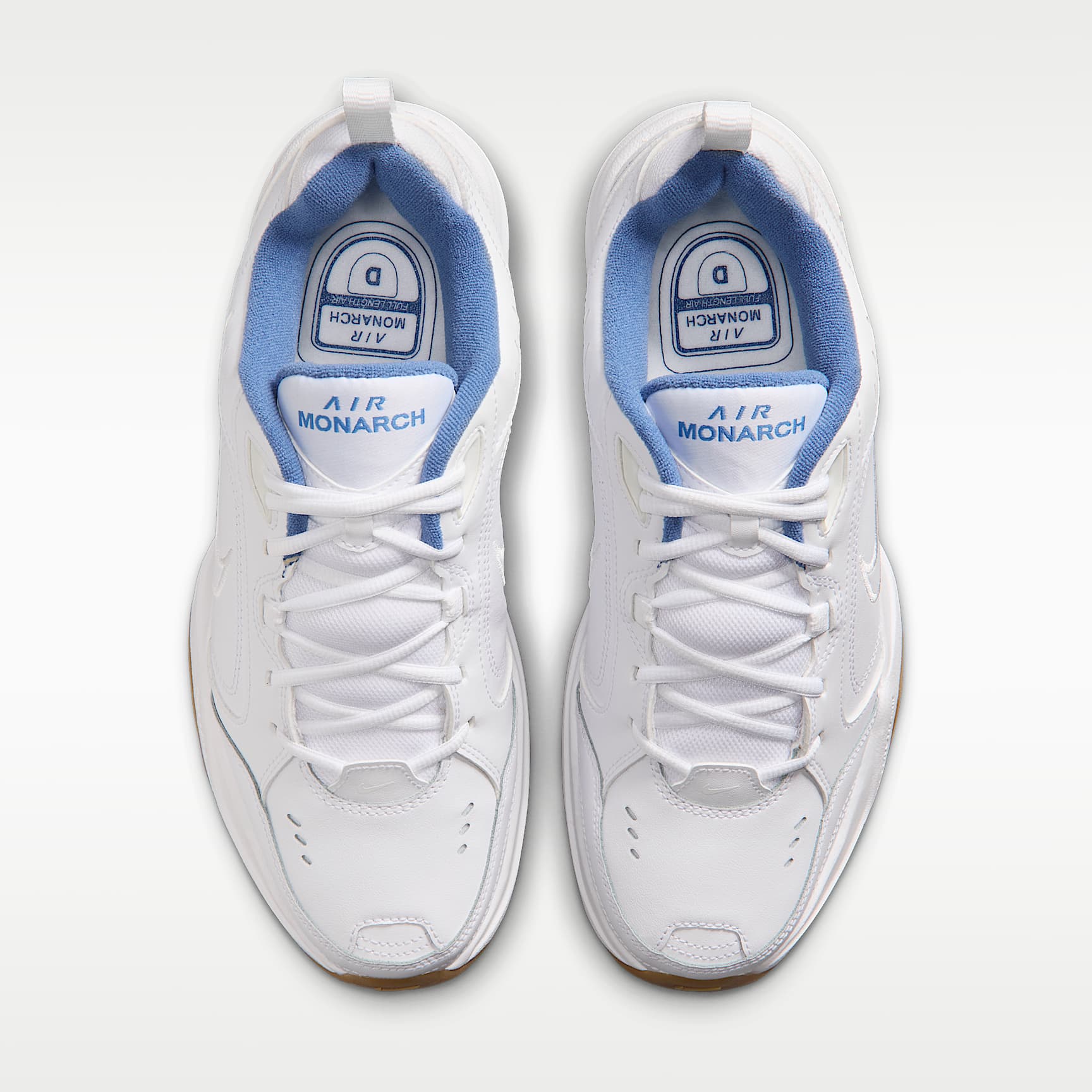 Nike Air Monarch IV Workout-Schuh für Herren – Weiß/Indigo Storm/Gum Light Brown/Weiß