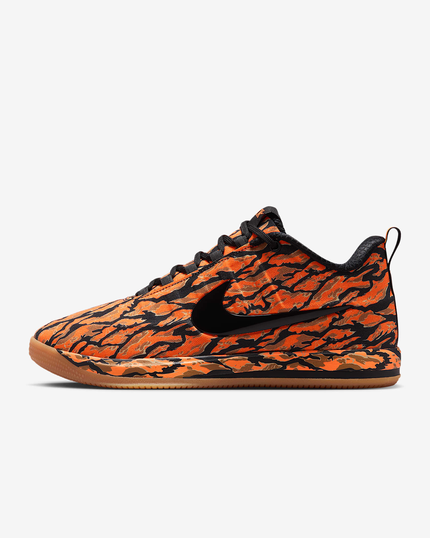Book 2 "Tiger Camo" Basketballschuh – Schwarz/Total Orange/Flax/Schwarz