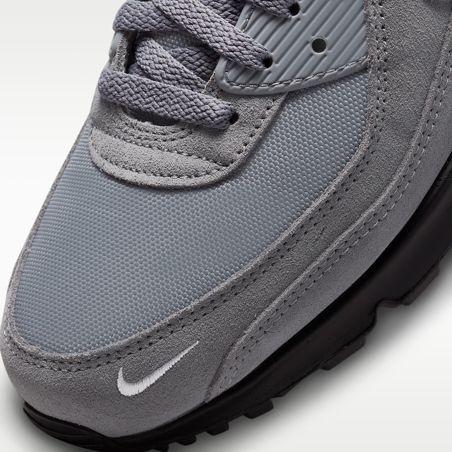 Nike Air Max 90 Herrenschuh – Smoke Grey/Light Photo Blue/Metallic Silver/Schwarz