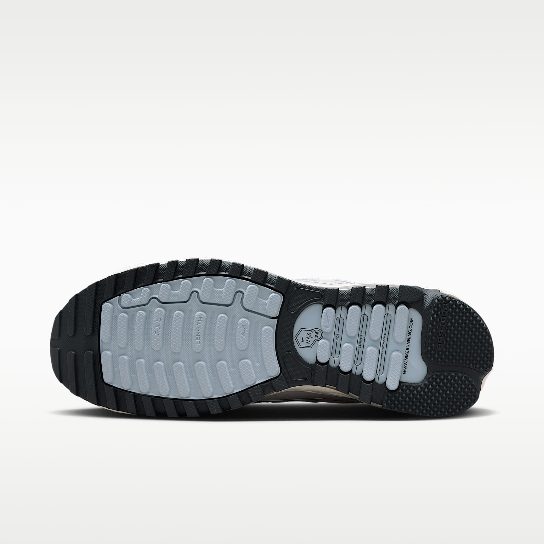 Nike Air Max TL 2.5 Schuh (Herren) – Weiß/Pure Platinum/Metallic Silver/Dark Obsidian