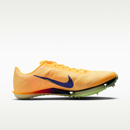 Nike Maxfly 2 Leichtathletik-Sprint-Spikes – Citron Pulse/Volt Ice/Vivid Purple/Indigo Burst
