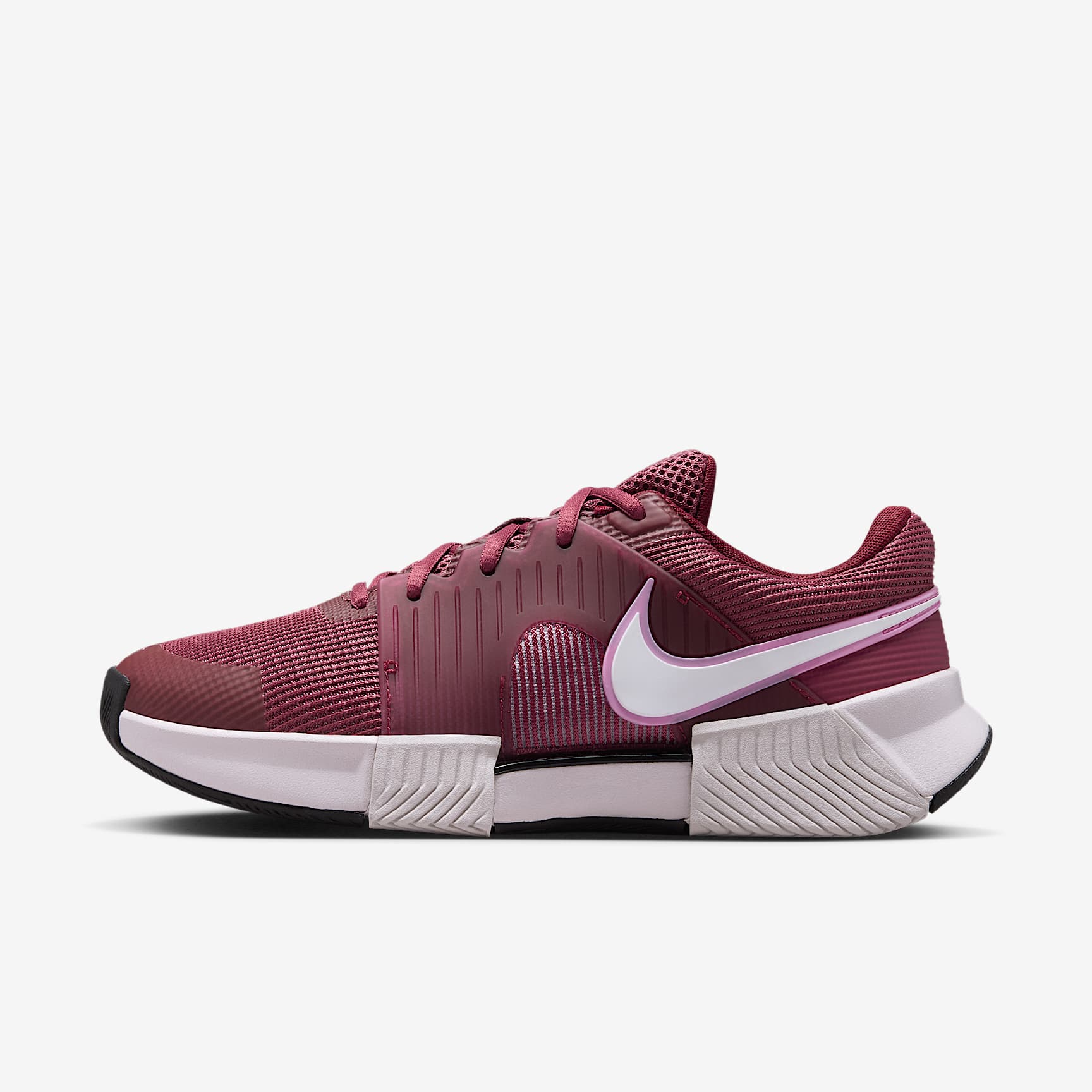 Nike GP Challenge 1.5 Hartplatz-Tennisschuh (Damen) – Pink Smoke/Vast Grey/Schwarz/Weiß