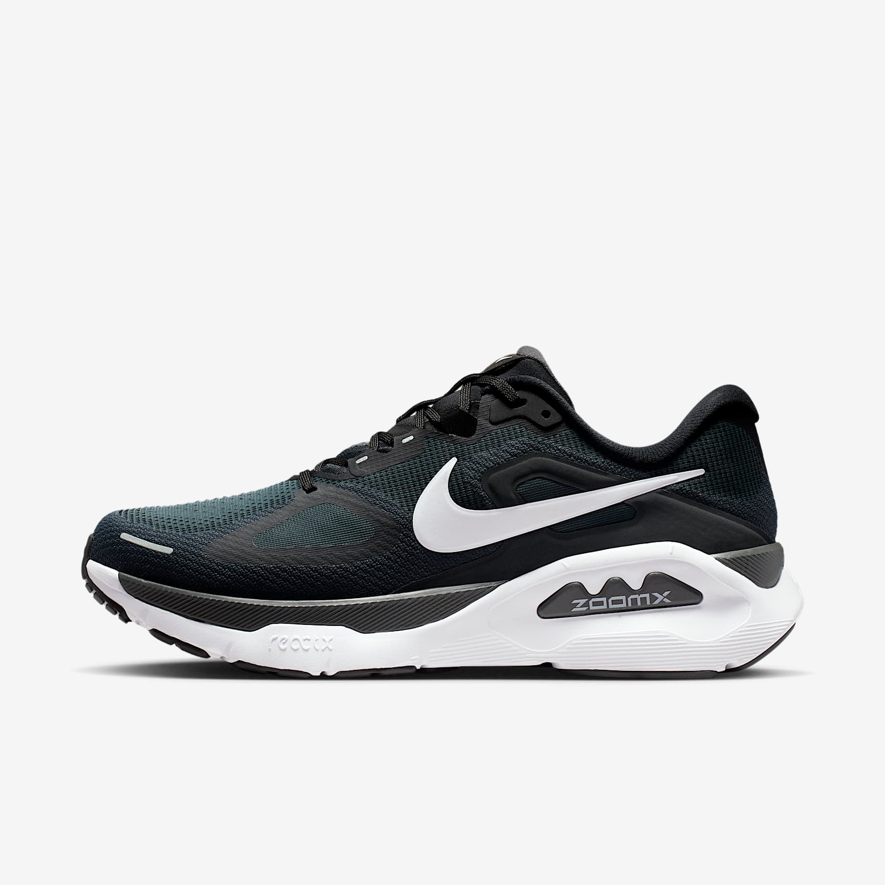 Nike Structure Plus Straßenlaufschuh (Herren) – Schwarz/Anthracite/Weiß