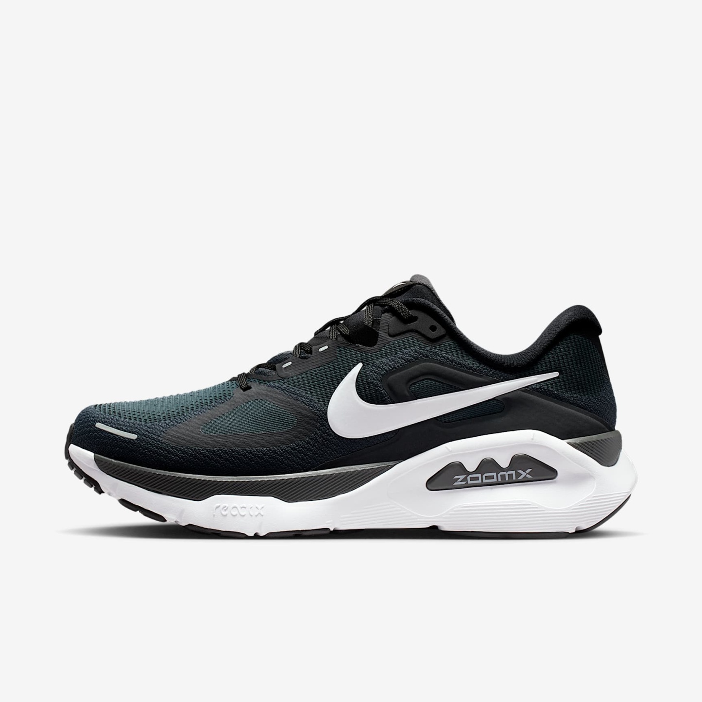 Nike Structure Plus Straßenlaufschuh (Herren) – Schwarz/Anthracite/Weiß