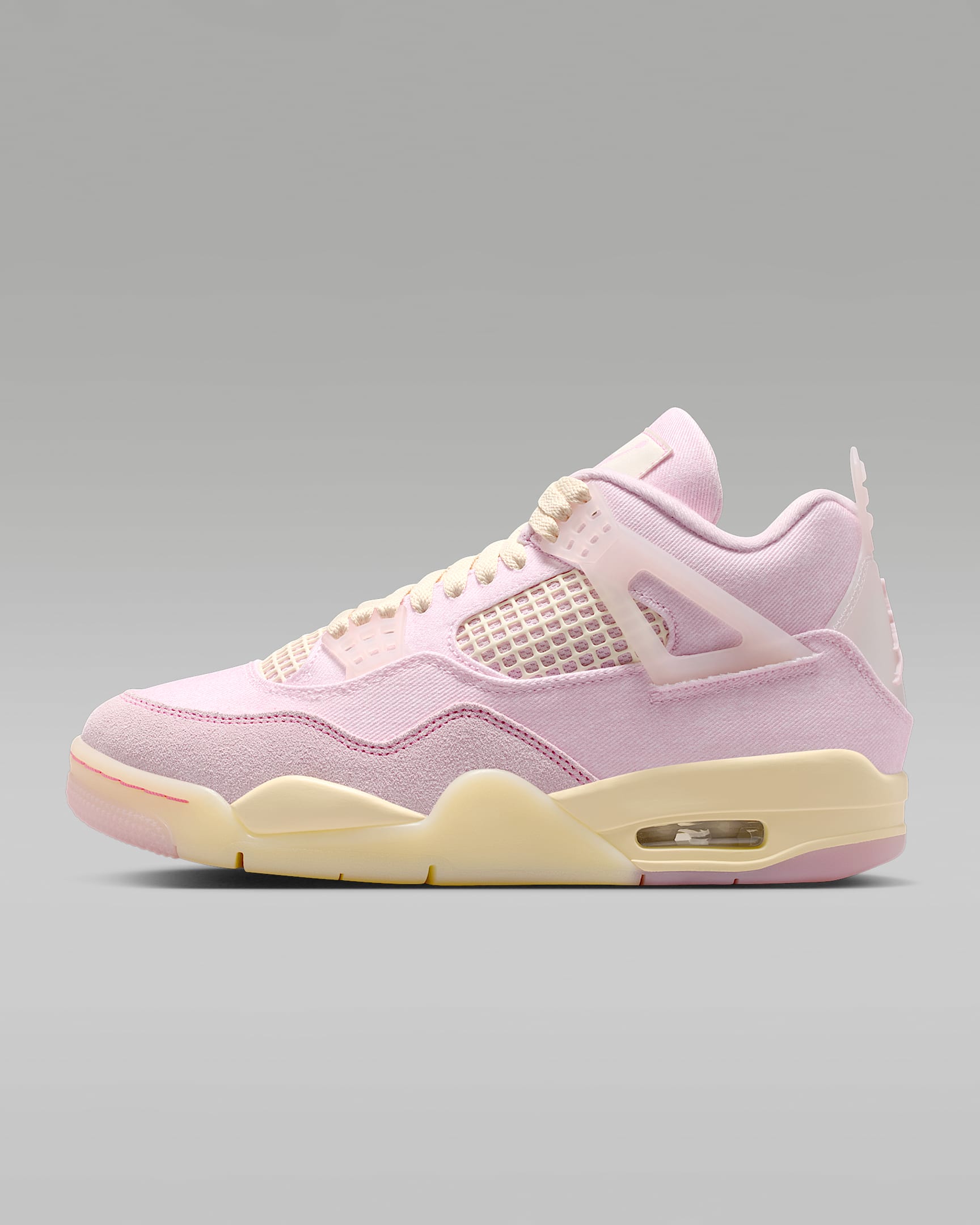 Air Jordan 4 Retro „Pearl Pink and Iced Carmine“ Schuh (Damen) – Pearl Pink/Coconut Milk/Muslin/Iced Carmine