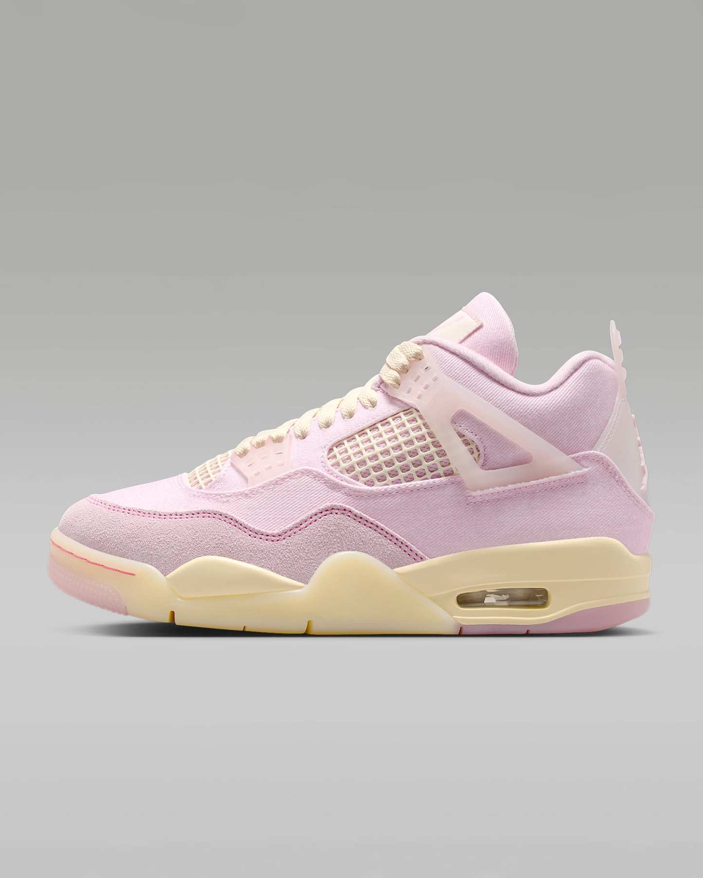 Air Jordan 4 Retro „Pearl Pink and Iced Carmine“ Schuh (Damen) – Pearl Pink/Coconut Milk/Muslin/Iced Carmine