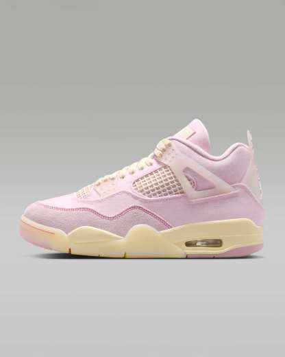 Air Jordan 4 Retro „Pearl Pink and Iced Carmine“ Schuh (Damen) – Pearl Pink/Coconut Milk/Muslin/Iced Carmine