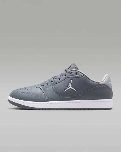 Jordan Court Connect Low Herrenschuhe – Smoke Grey/Weiß/Light Smoke Grey