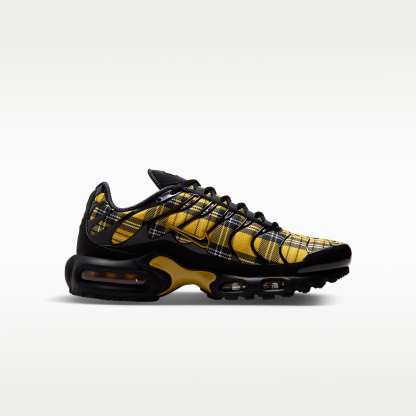 Nike Air Max Plus Schuh (Damen) – Schwarz/Weiß/Yellow Ochre