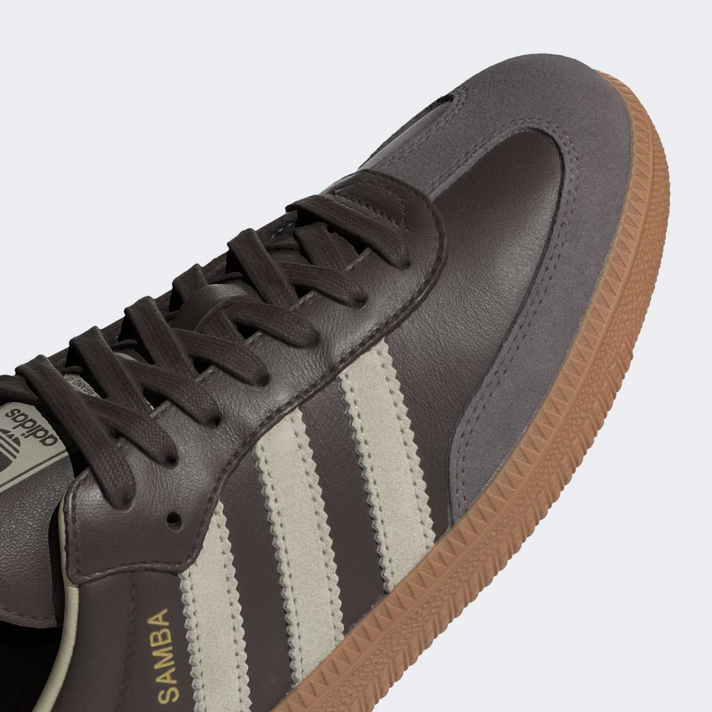 SAMBA OG SCHUH – Brown / Putty Grey / Gold Metallic – ID1481
